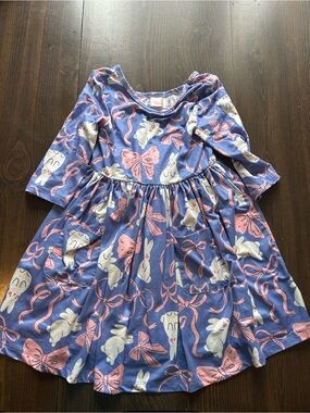 Mila & Rose 3/4-sleeve pocket twirl dress 4T